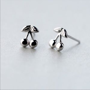 Trendy Jewels Jewelry - Just in! π Silver Cherry Stud Earrings π Trendy Jewels Jewelry - Just in! π Silver Cherry Stud Earrings π